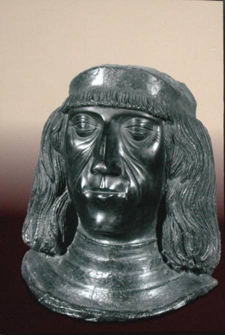 Portrait bust of the Holy Roman Emperor Maximilian I (1459-1519) von German School