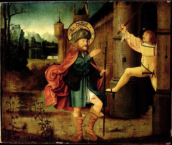 The Expulsion of Saint Roch from Rome von German School