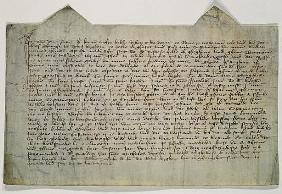 Last will and testament of the artist Master Bertram (c.1345-c.1415) 1390