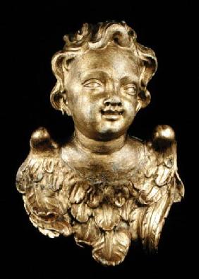 Putti head with wings c.1650
