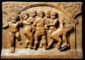 Relief panel depicting a group of putti c.1600 (oa