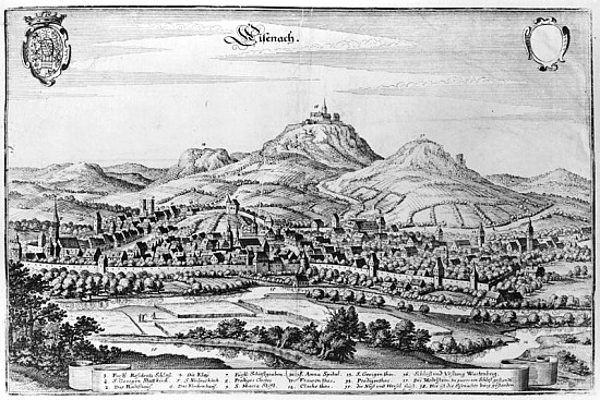 View of Eisenach von German School