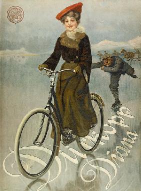Poster advertising Duerkopp bicycles 1905