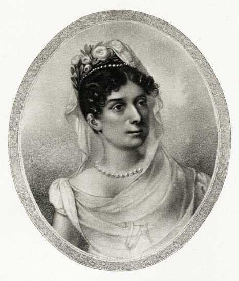 Angelica Catalani von German School, (19th century)