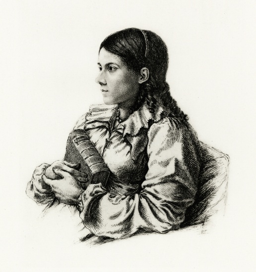 Bettina von Arnim von German School, (19th century)