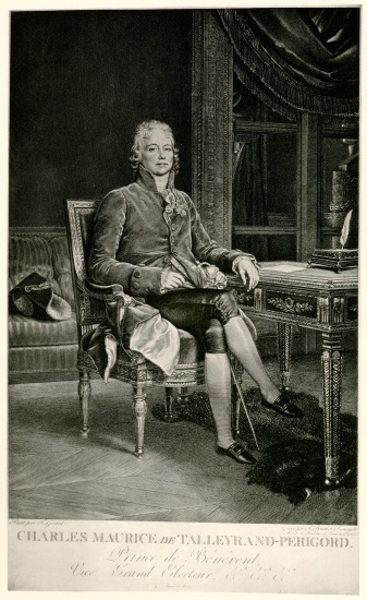 Charles Maurice Herzog von Talleyrand-Périgord von German School, (19th century)