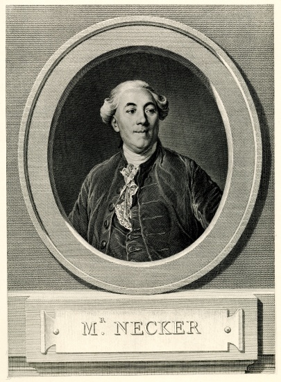 Jacques Necker von German School, (19th century)