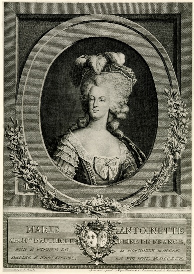Marie Antoinette von German School, (19th century)