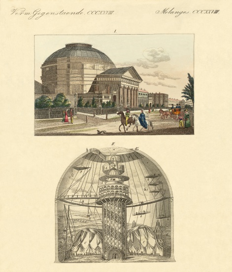 The Colosseum of Regent's Park in London von German School, (19th century)