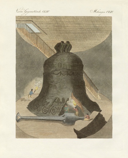 The great bell of Moscow von German School, (19th century)