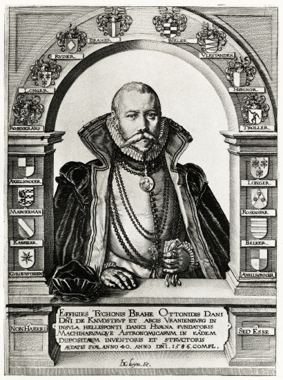 Tycho Brahe von German School, (19th century)