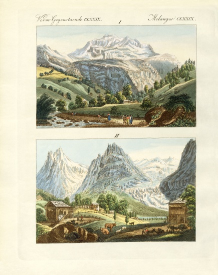 Views of Switzerland von German School, (19th century)