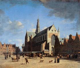 The Groote Markt (Big Market) Haarlem