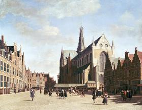 Der große Markt in Haarlem. 1696