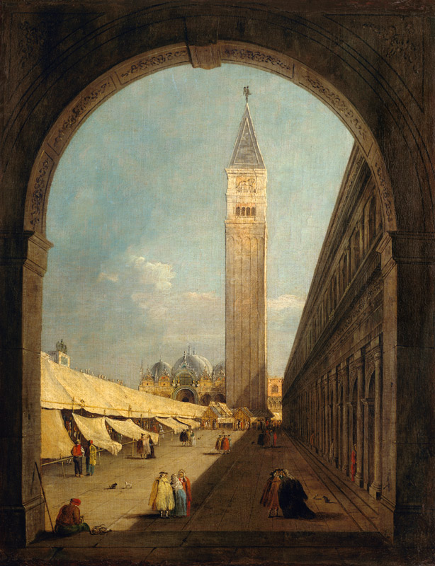 Der Markusplatz in Venedig von Giacomo Guardi