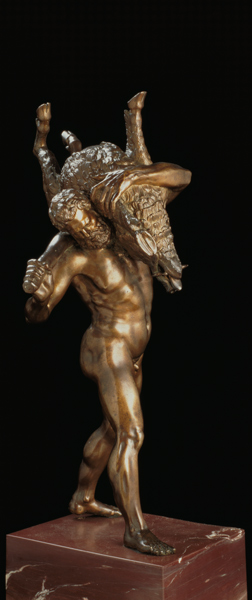 Hercules and the Erymanthian Boar von Giambologna