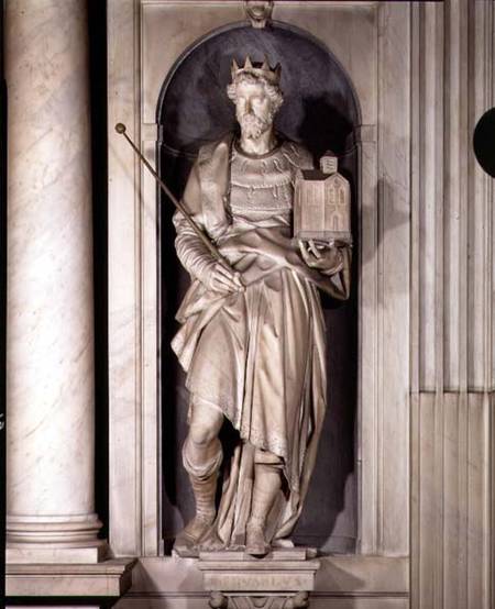 Edward the Confessor (c.1003-66) niche from the Salviati Chapel von Giambologna