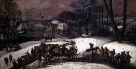 A Military Expedition in Winter c.1590
