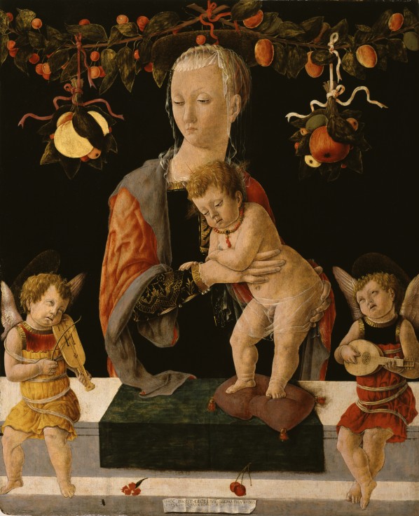 Madonna mit Kind und musizierenden Engeln von Giorgio Schiavone
