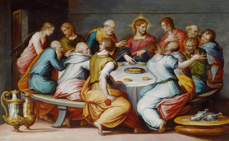 Das Abendmahl von Giorgio Vasari