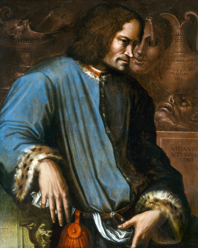 Lorenzo de Medici (1449-92) 'The Magnificent' von Giorgio Vasari