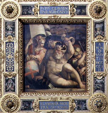 Allegory of the Romagna region from the ceiling of the Salone dei Cinquecento von Giorgio Vasari