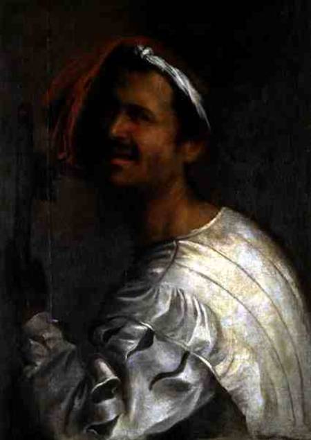 Singer with his Flute von Giorgione (eigentl. Giorgio Barbarelli oder da Castelfranco)
