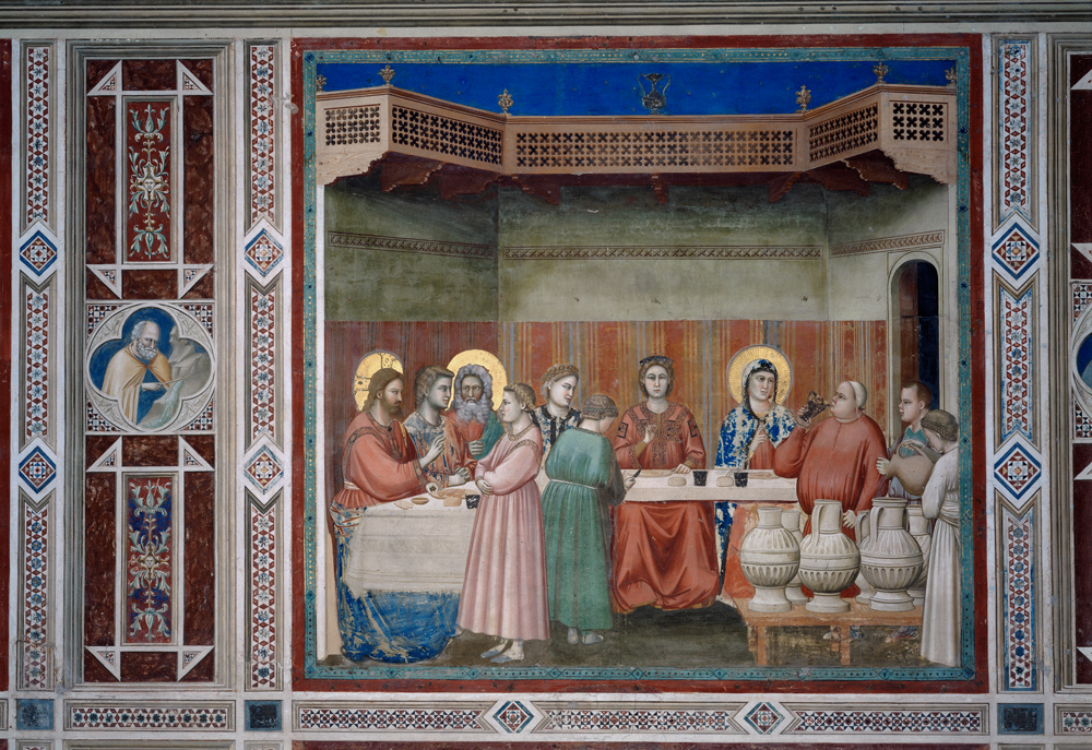 Die Hochzeit zu Kanaa von Giotto (di Bondone)