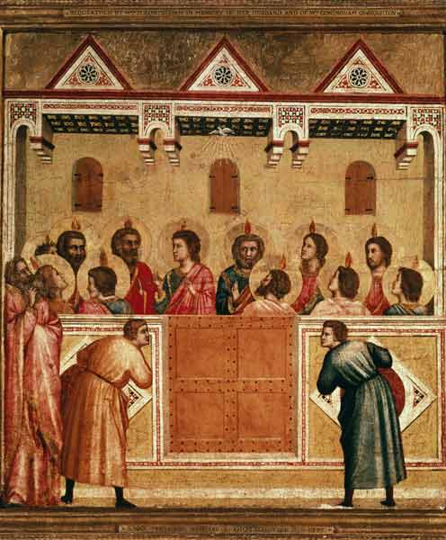 Ausgießung des Hl.Geistes von Giotto (di Bondone)