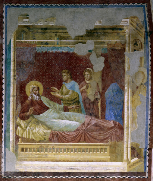 Esau vor Isaak von Giotto (di Bondone)