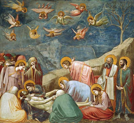 The Lamentation of Christ von Giotto (di Bondone)