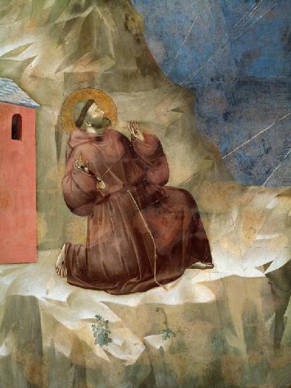 Die Stigmatisation des hl. Franziskus auf dem Berg La Verna 1295