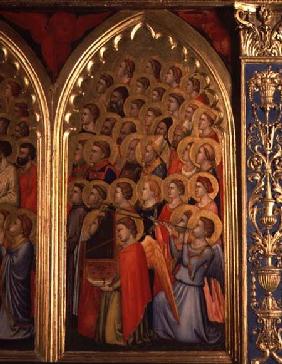 Angels from the Coronation of the Virgin Polyptych (far right panel)