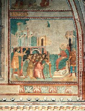 Joseph stellt seiner Brueder wegen des gestohlenen Bechers zur Rede 1290