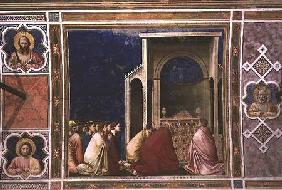 The Virgin's Suitors Praying before the Rods in the Temple c.1305