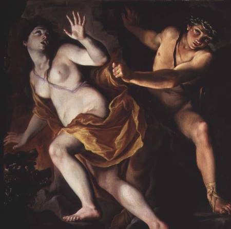 Orpheus and Eurydice von Giovanni Antonio Burrini or Burino
