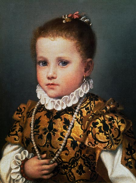 Portrait of a Young Girl von Giovanni Battista Moroni