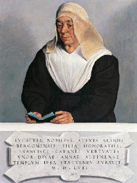 The Abbess Lucrezia Vertova Agliardi 1556