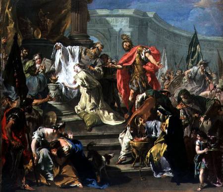 The Sacrifice of Jephthah's Daughter von Giovanni Battista Pittoni