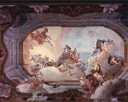 Allegory of Marriage of Rezzonico to Savorgnan von Giovanni Battista Tiepolo
