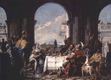 The Banquet of Anthony and Cleopatra von Giovanni Battista Tiepolo