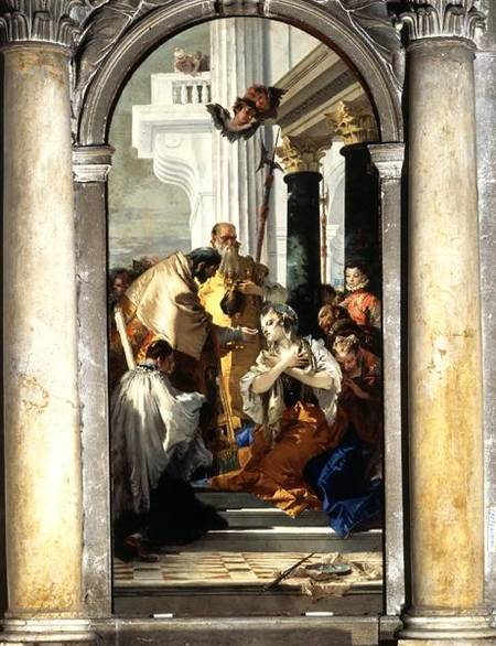 The Last Communion of St. Lucy von Giovanni Battista Tiepolo