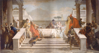 Das Fest der Cleopatra. von Giovanni Battista Tiepolo