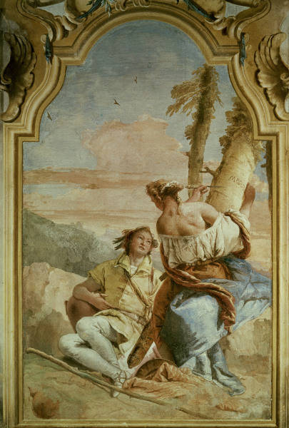 G.B.Tiepolo, Angelica und Medoro von Giovanni Battista Tiepolo