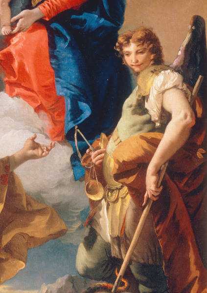 G.B.Tiepolo, Erzengel Gabriel von Giovanni Battista Tiepolo