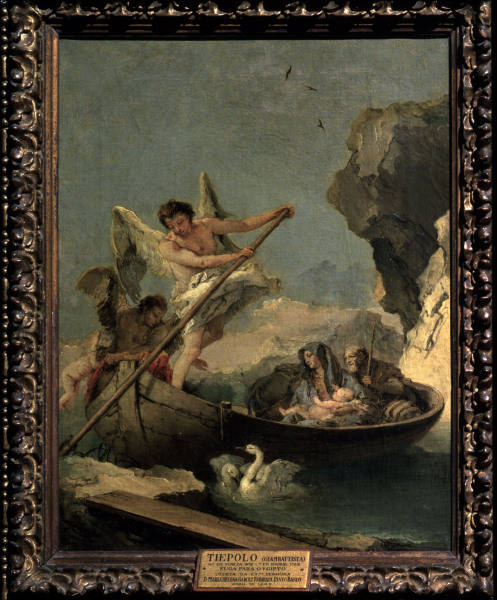 G,B.Tiepolo, Flucht nach Aegypten von Giovanni Battista Tiepolo