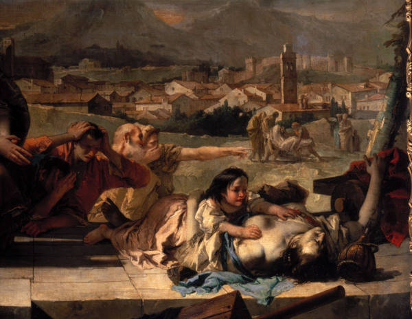 G.B.Tiepolo. Pestopfer von Giovanni Battista Tiepolo