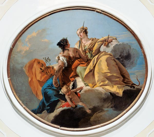 Pax und Justitia von Giovanni Battista Tiepolo