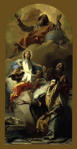 Die Vision der heiligen Anna von Giovanni Battista Tiepolo