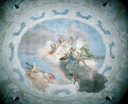 Zephyr and Flora von Giovanni Battista Tiepolo